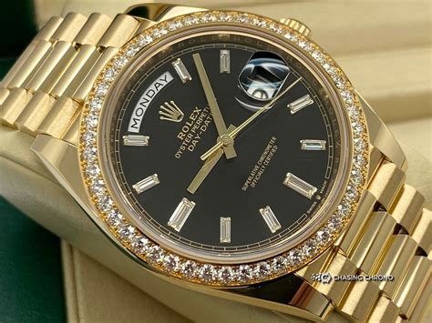 genuine rolex diamond bezel.